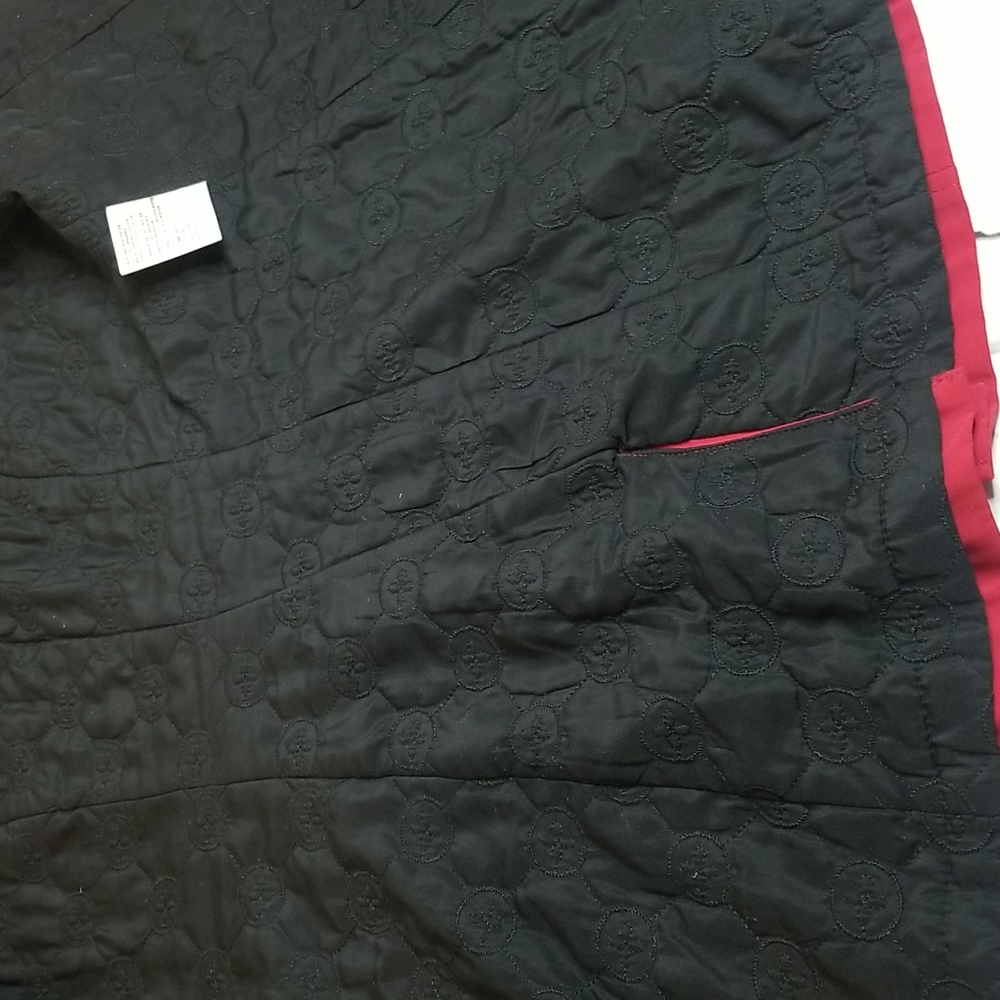 SOLD! IP Kristen Blake Red Fall Duffle Coat - Picture 10 of 15